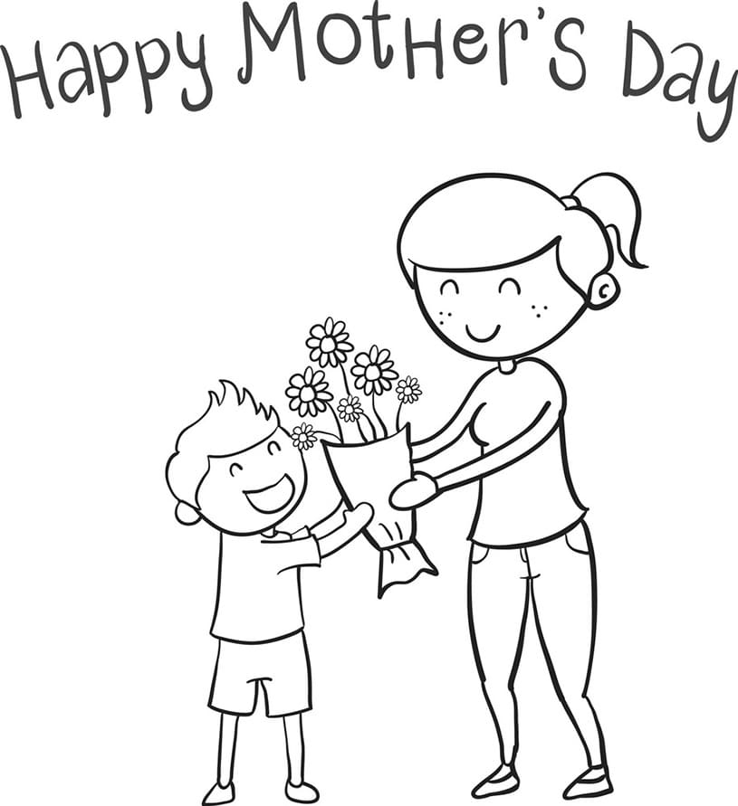 Printable Mothers Day Cards Drawing Free Download And Print For You 