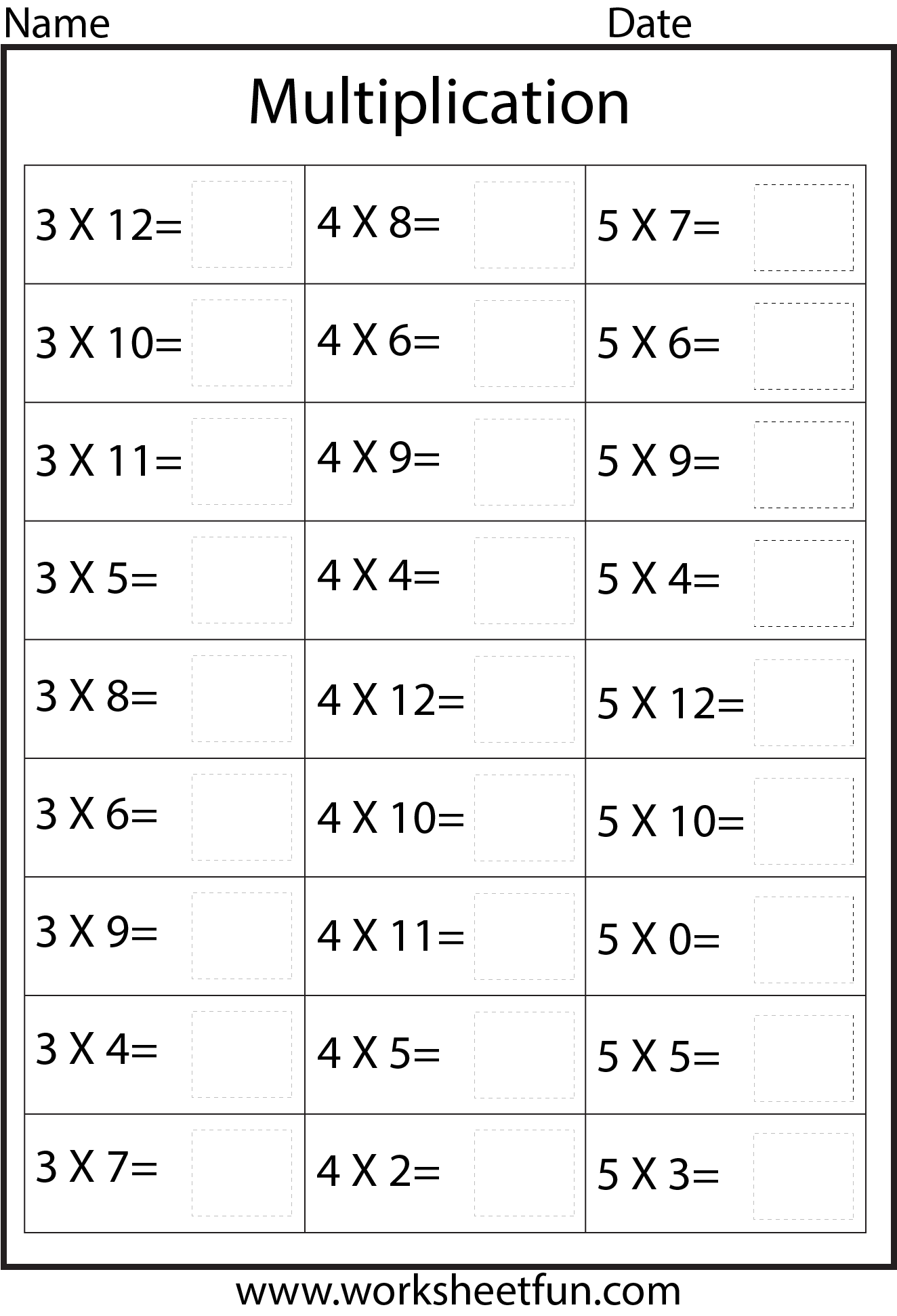 multiplication worksheets 9 times tables