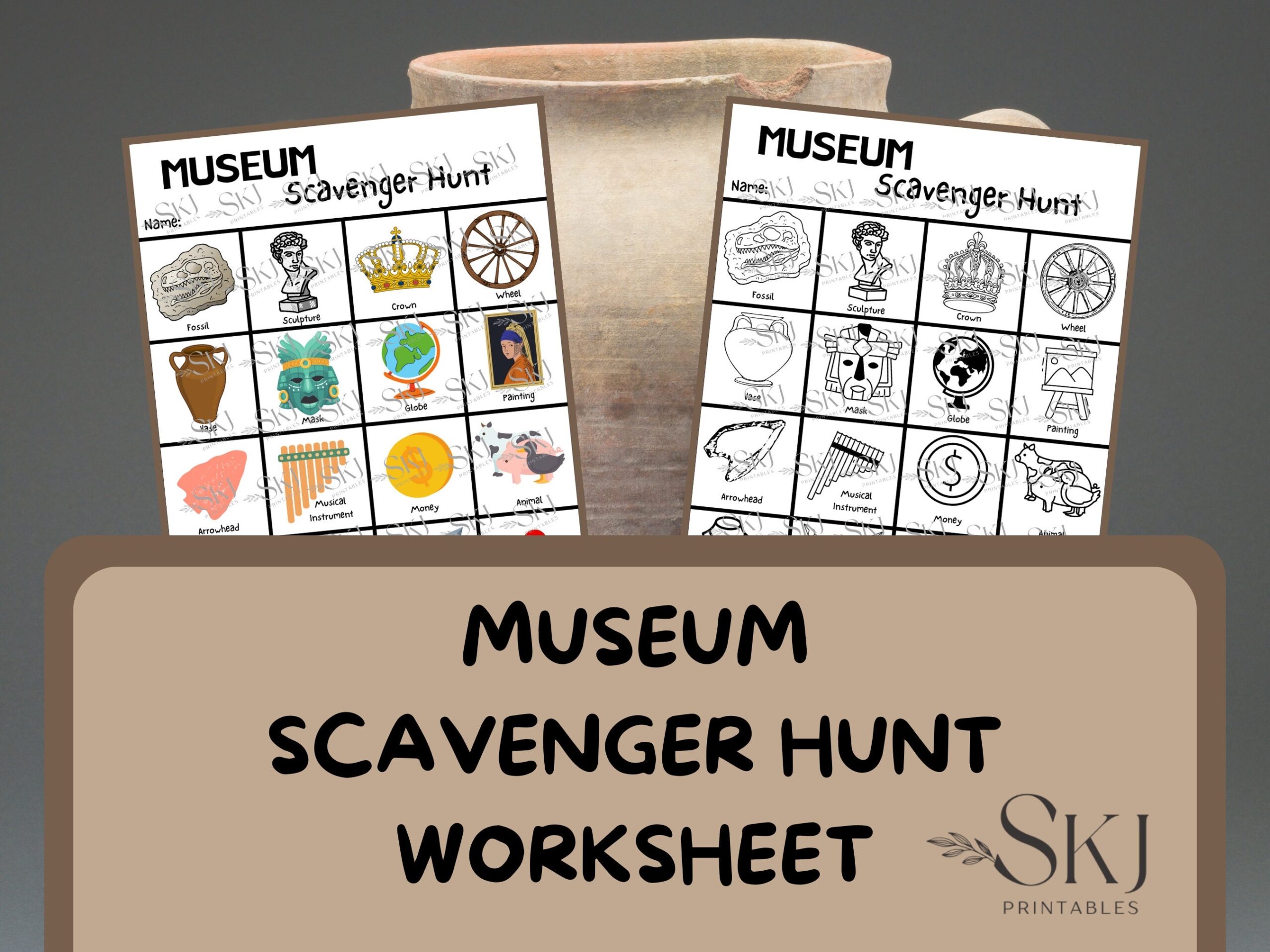 Printable Museum Scavenger Hunt Worksheet Field Trip Vrogue co