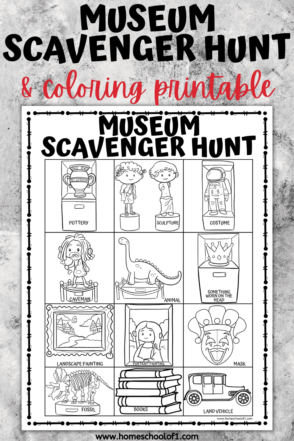 Printable Museum Scavenger Hunt Worksheet Field Trip Vrogue co