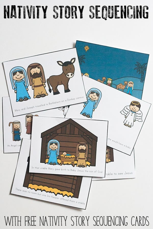 Printable Nativity Story Sequencing Jethro Jeff