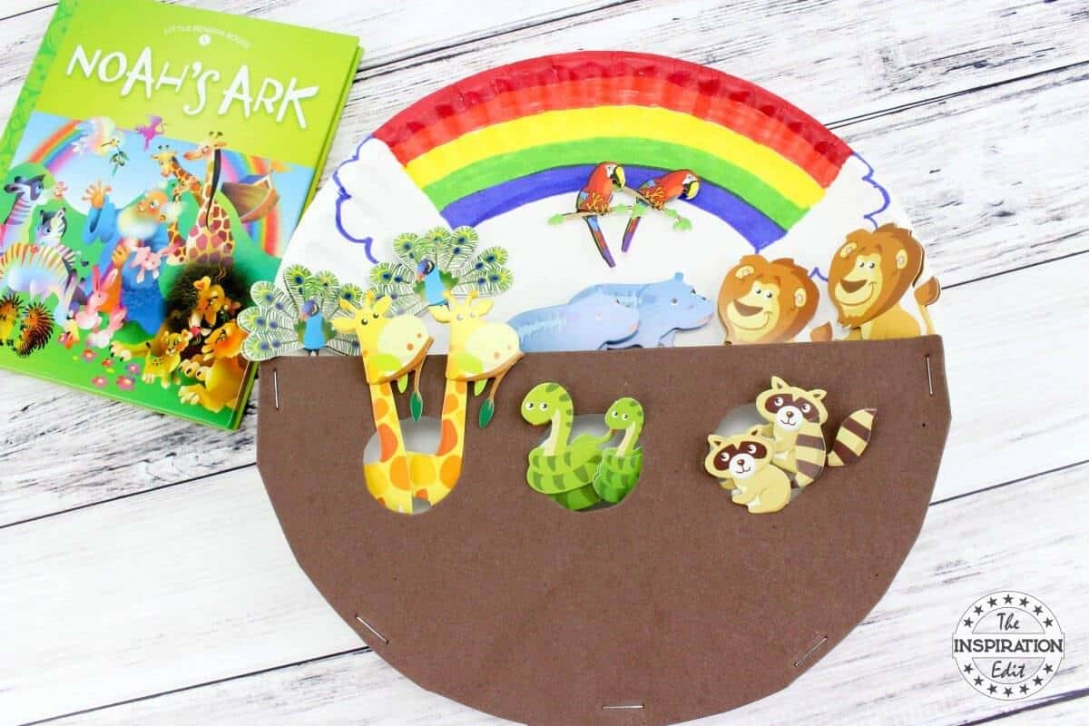 Printable Noah S Ark Paper Plate Craft Get What You Need For Free