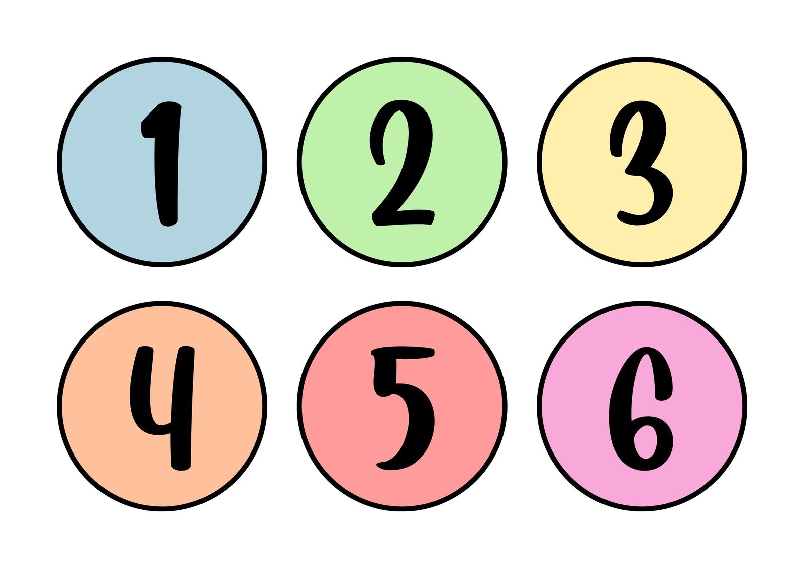 Printable Number Wheel Cards NurtureStore Worksheets Library