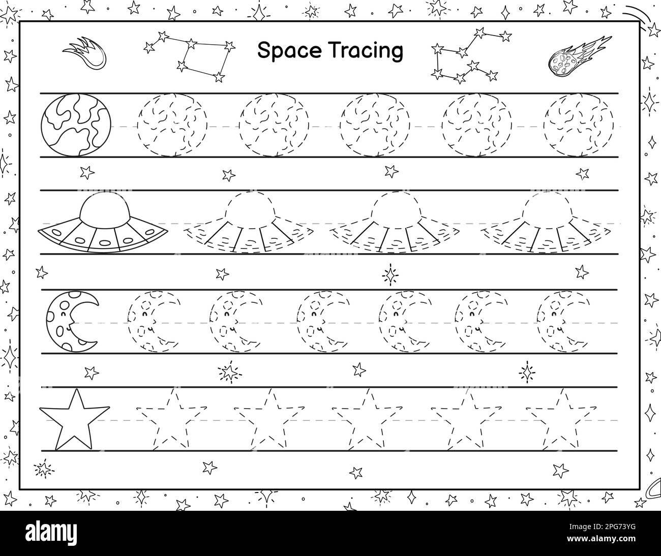 Printable Outer Space Worksheets Activity Shelter Worksheets Library