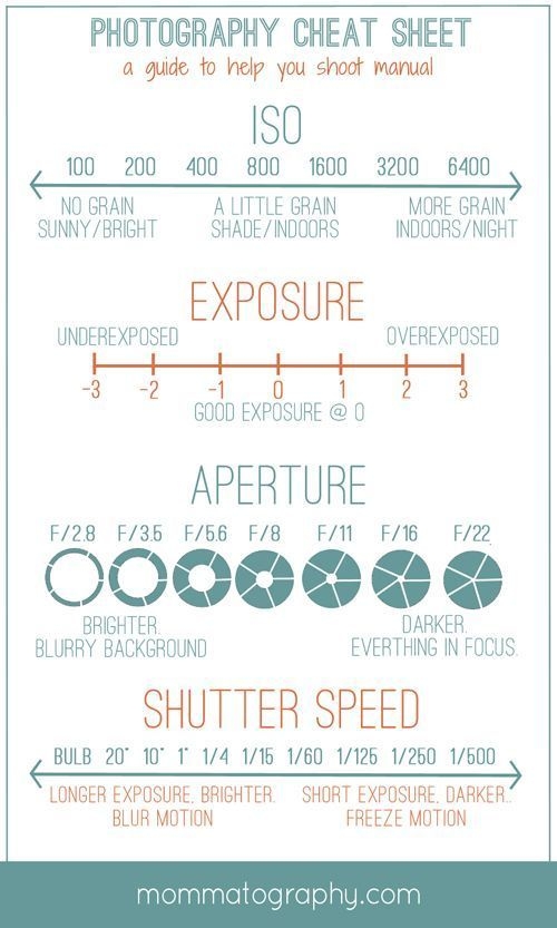 Printable Photography Cheat Sheet Artofit