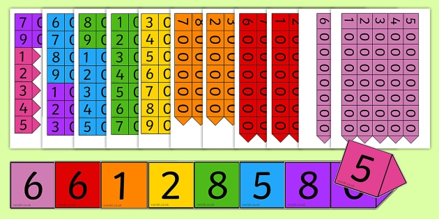 Printable Place Value Arrow Cards Printable Word Searches