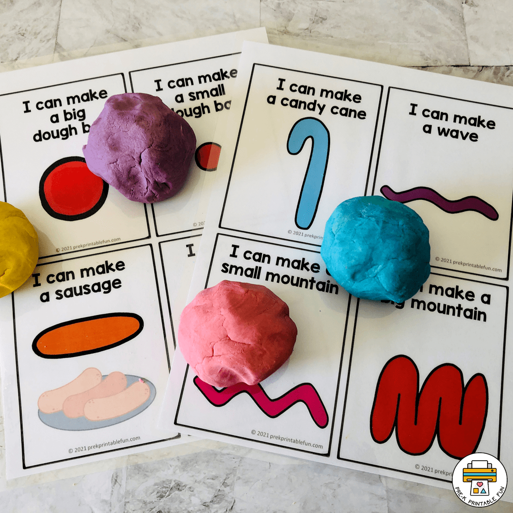 printable playdough recipe cards