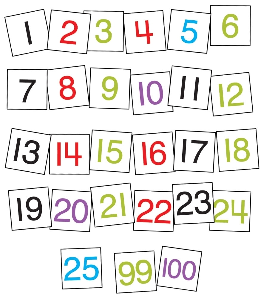 Printable Pocket Chart Calendar Cards