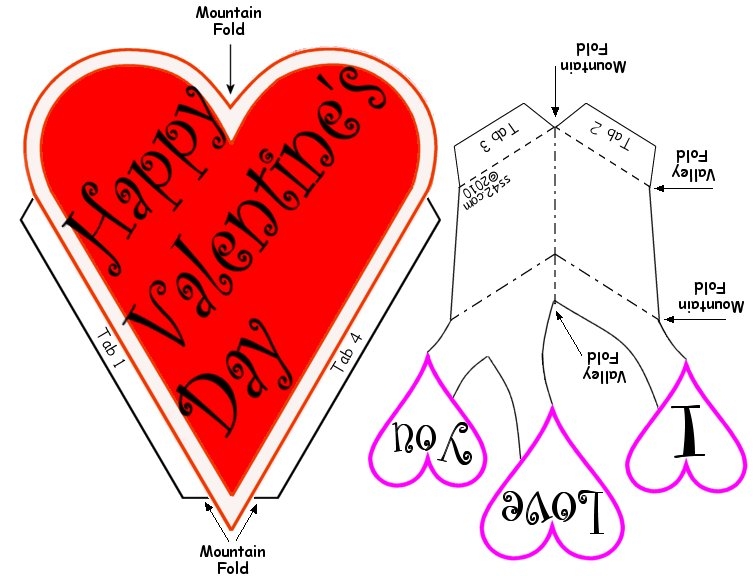 printable pop up valentine cards