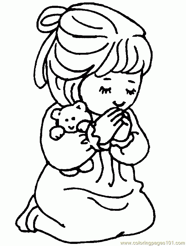 Printable Praying Hands Coloring Home