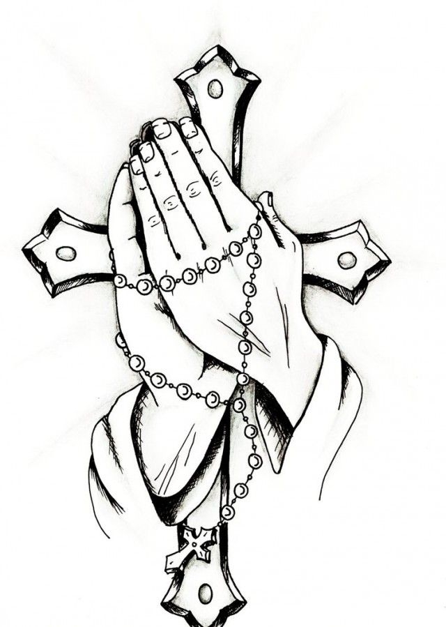 Printable Praying Hands Coloring Home