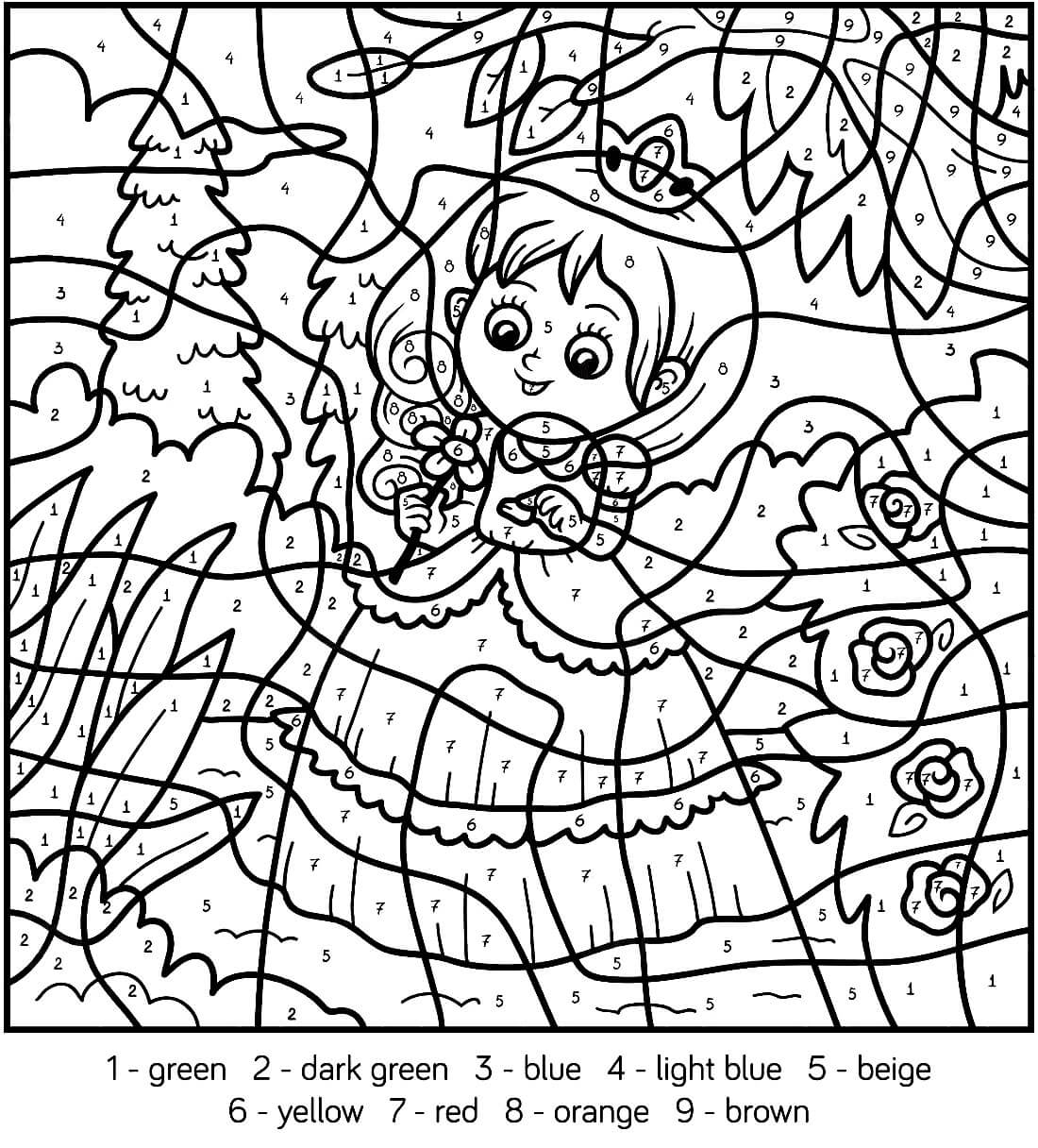 Princess Pages To Color