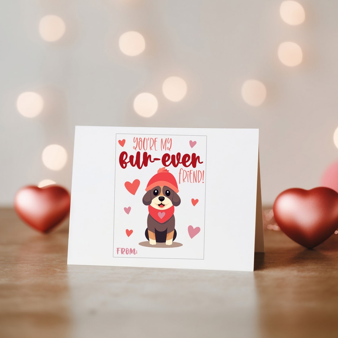 printable puppy valentine cards