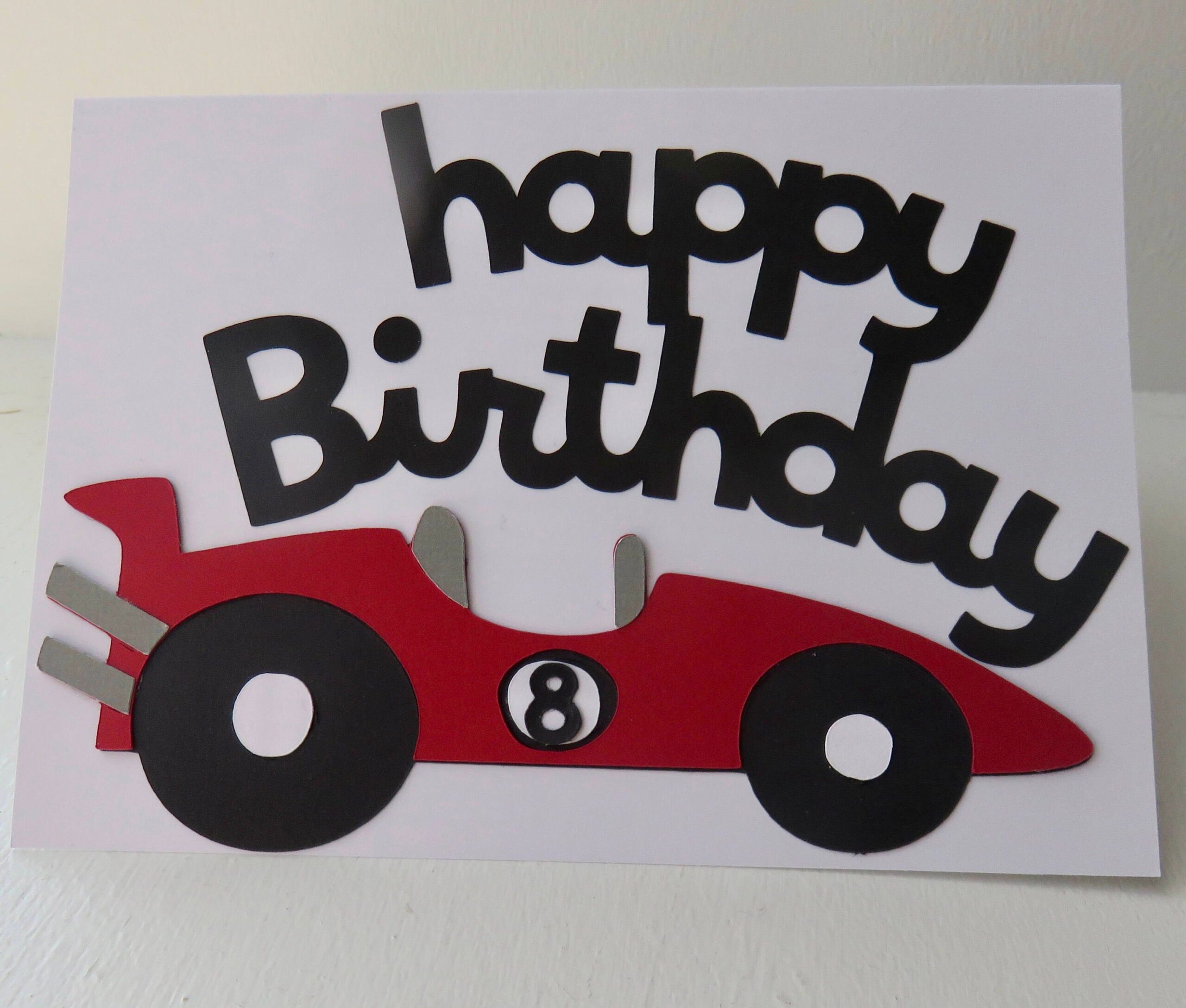 Printable Race Car Birthday Cards Printable Birthday Vrogue co