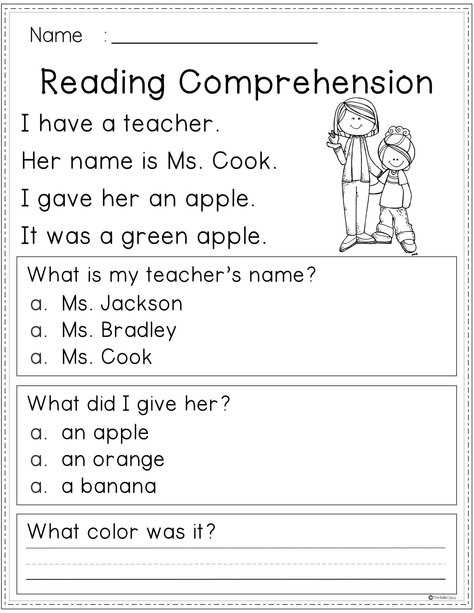 printable reading worksheets