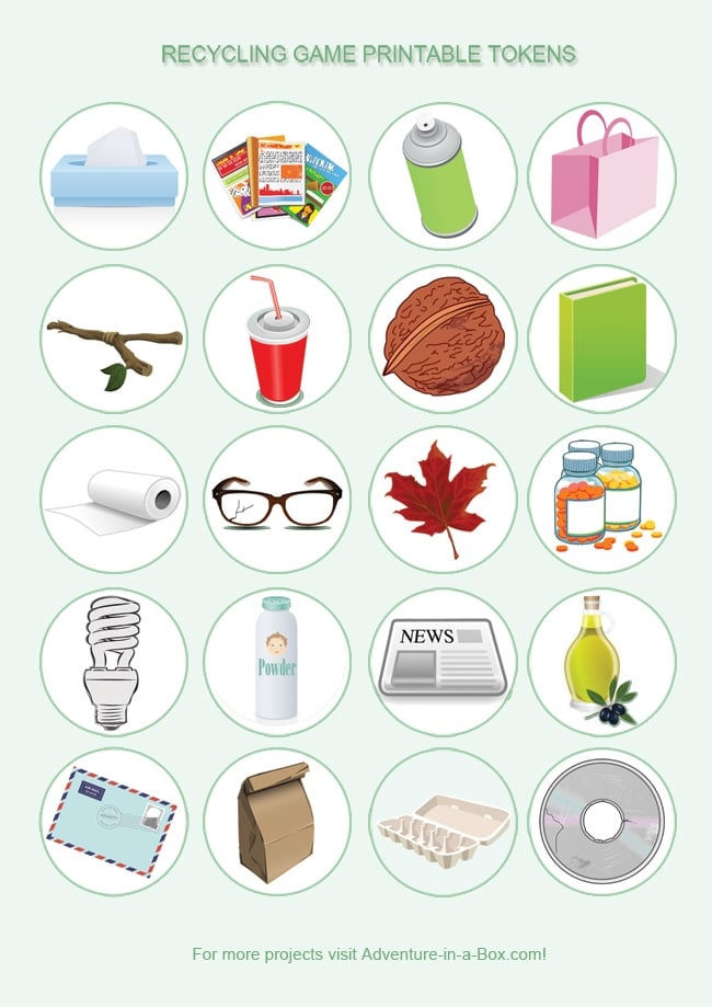printable recycling pictures for kids