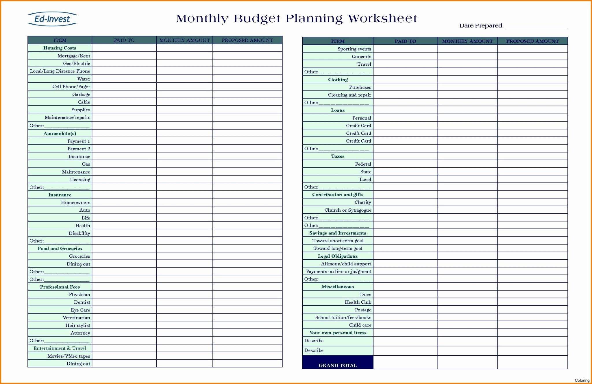 Printable Retirement Budget Worksheet Printable Worksheets