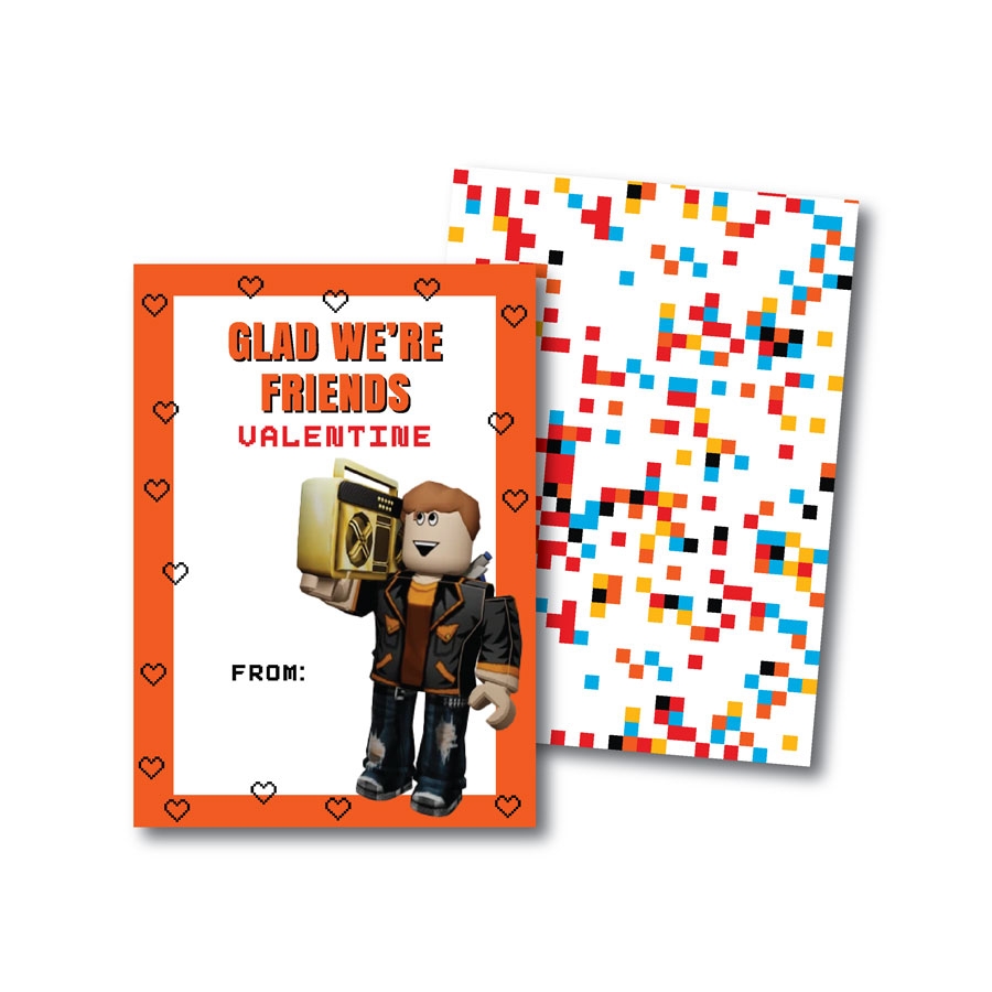 Printable Roblox Valentines Cards Simply Noted