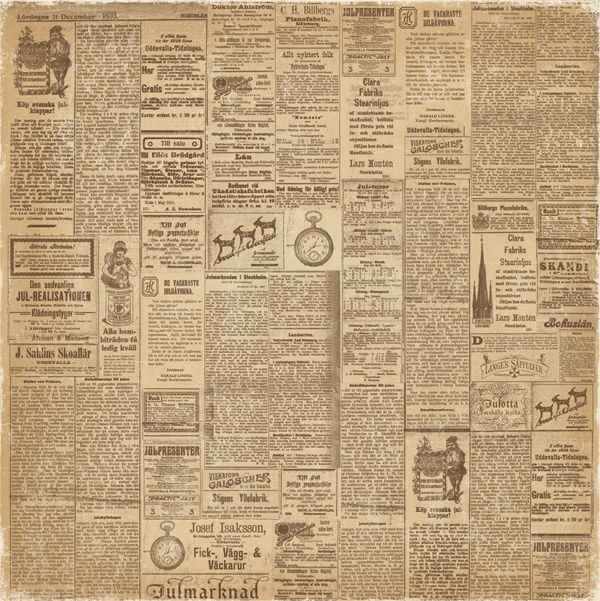 Printable Scrapbook Paper Printable Vintage Newspaper