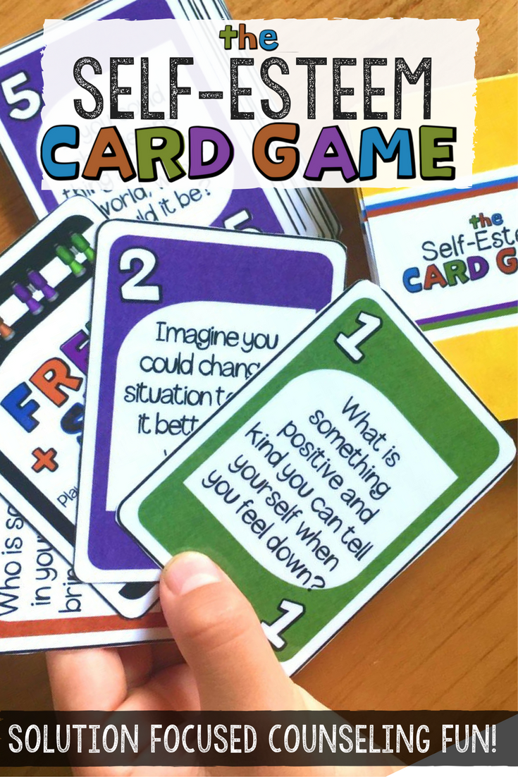 Printable Self Esteem Card Game Printable Word Searches