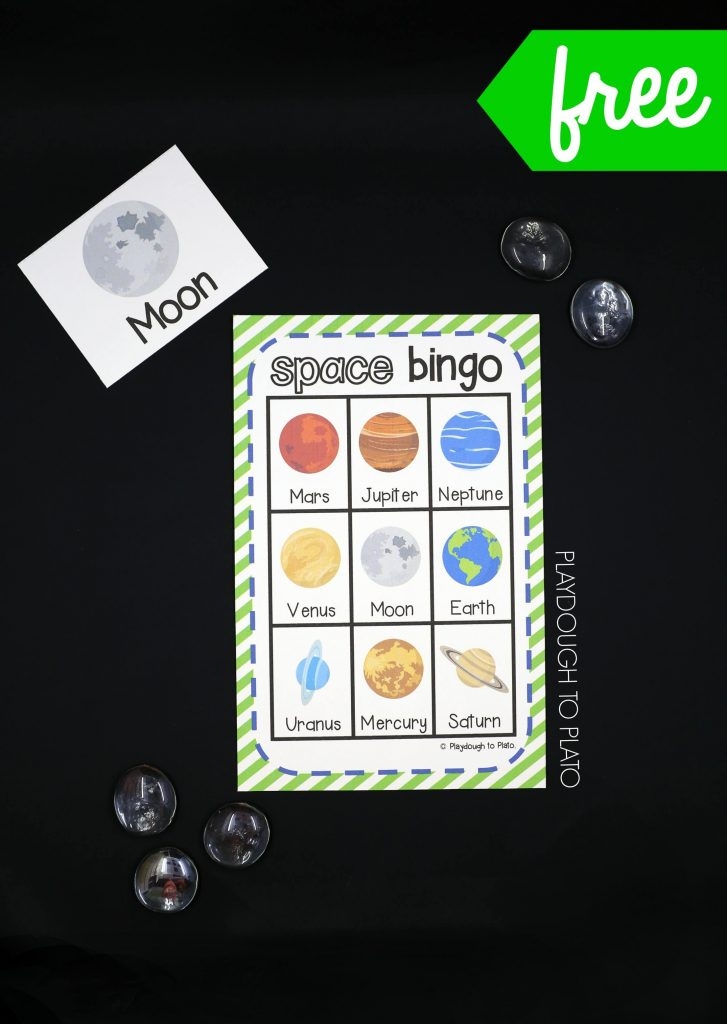 Printable Space Bingo Cards Printable Bingo Cards