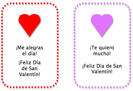 Printable Spanish Valentine Cards Archives Spanish Playground