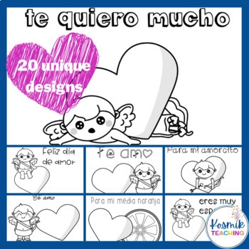 printable spanish valentine cards