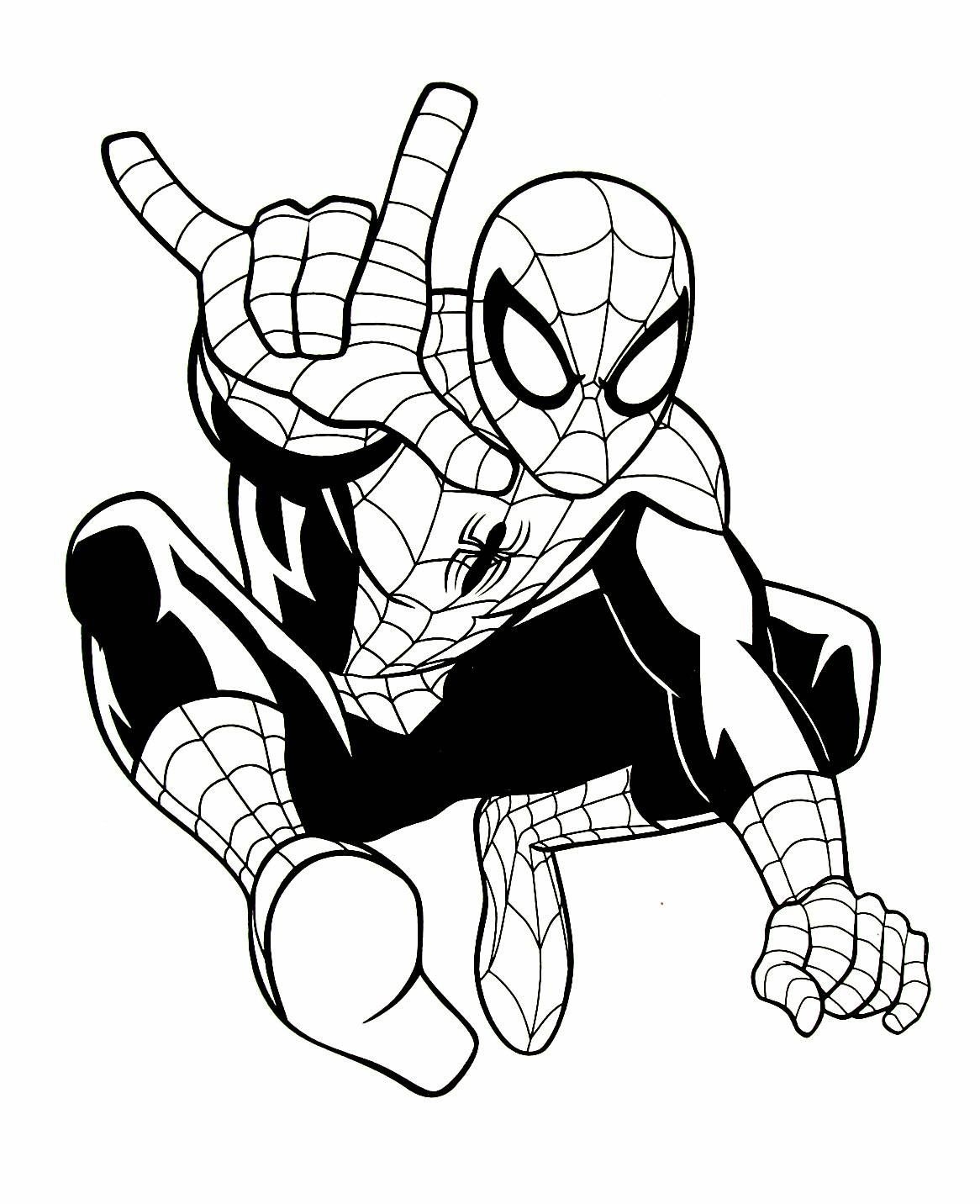 Printable Spiderman Coloring Pages