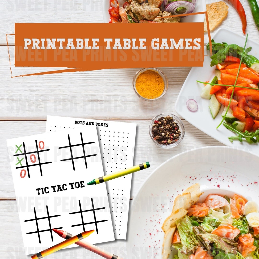 printable table games for adults