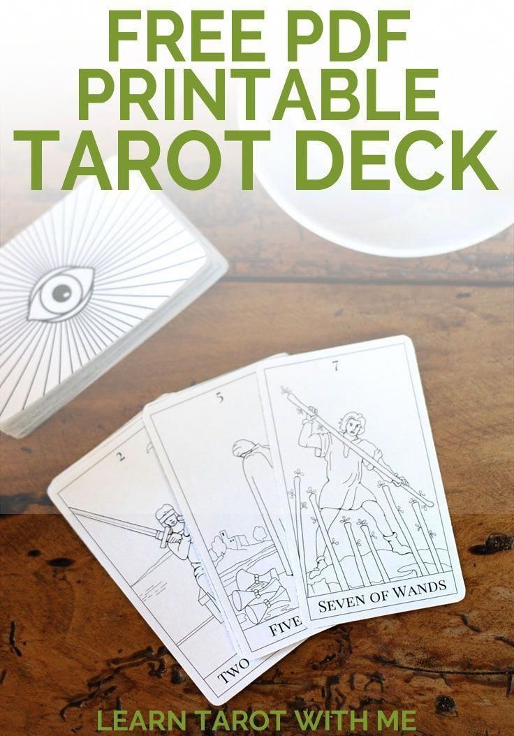 Printable Tarot Card Printable Word Searches