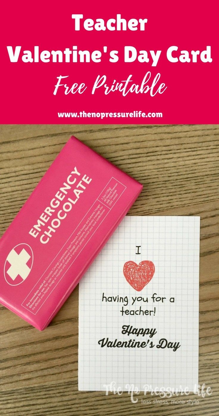 printable teacher valentines cards