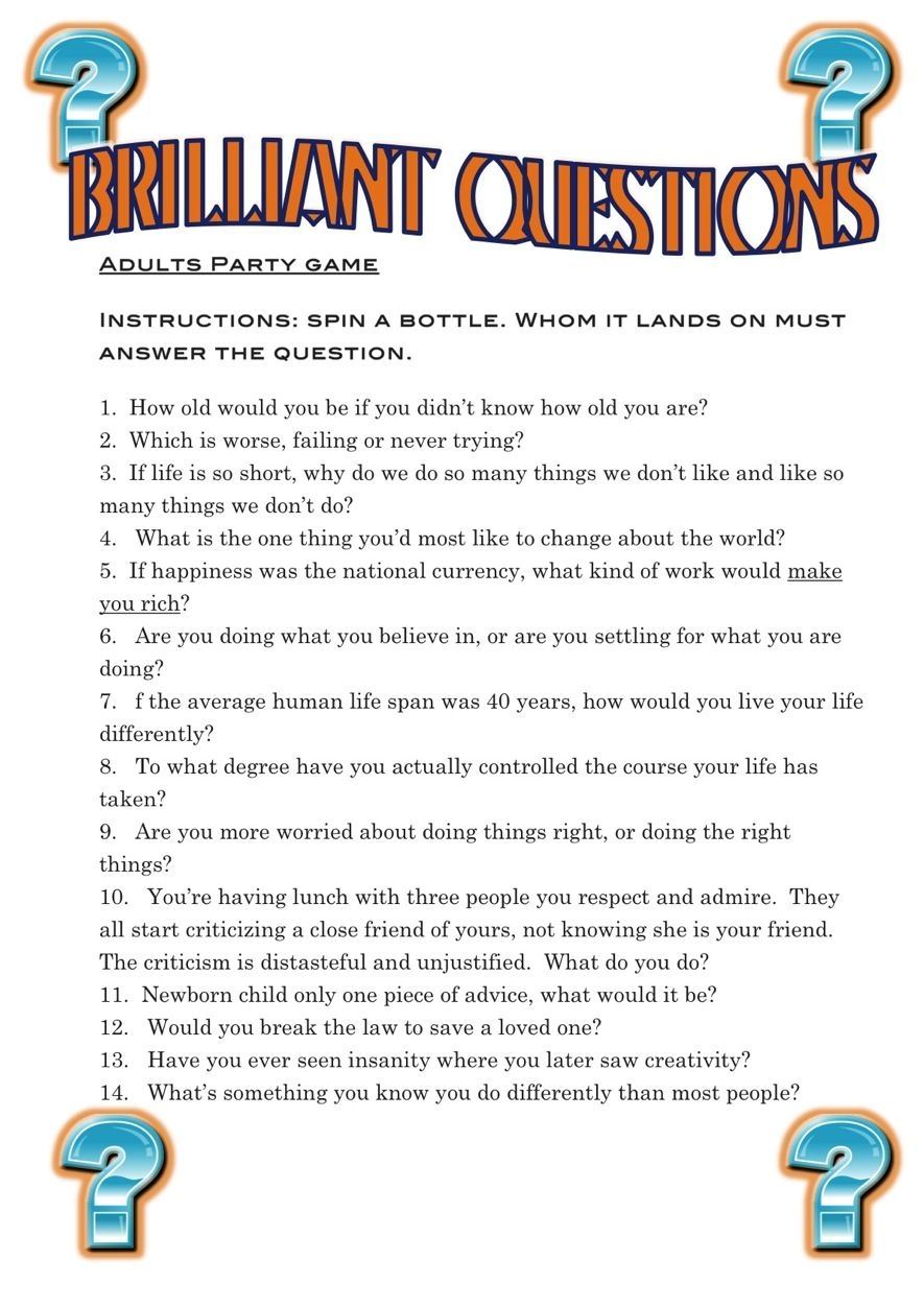 printable games for team building