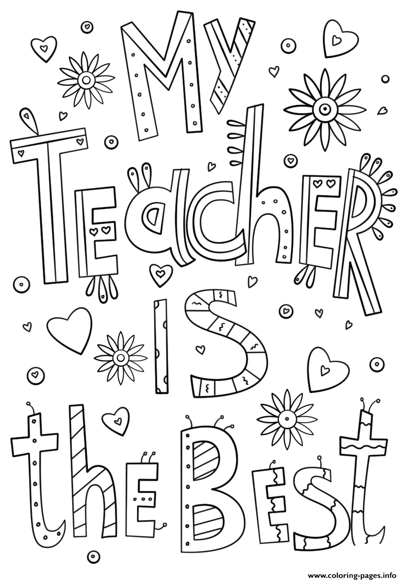 Printable Thank You Cards To Color For Teachers Printable Word Searches