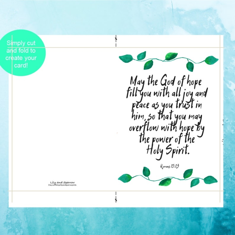 printable thinking of you card