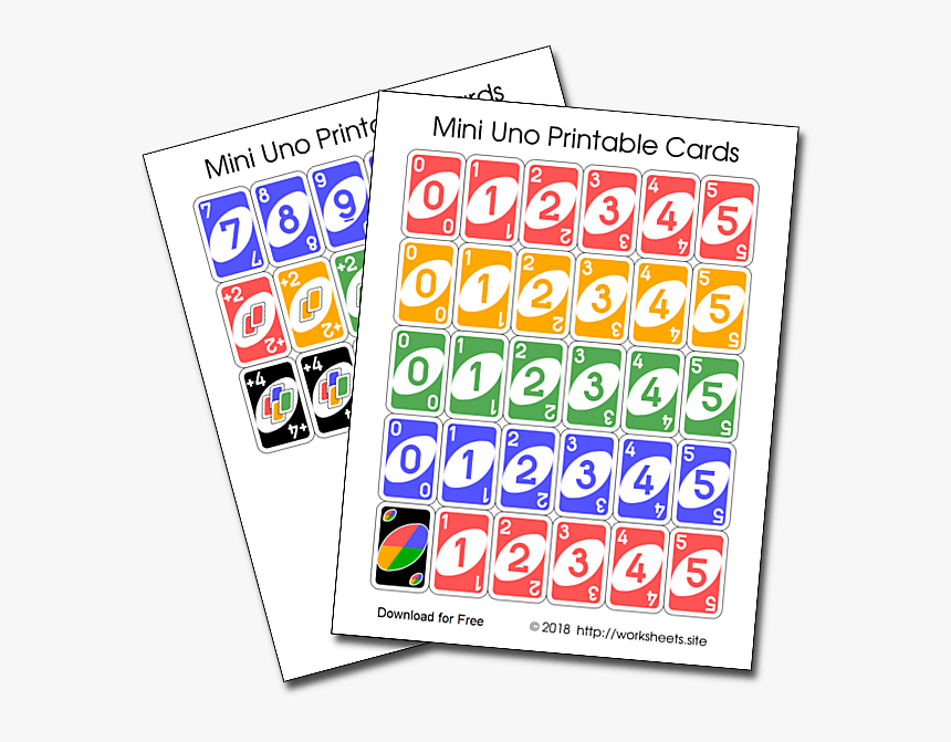 Printable Uno Cards Deck Pdf Printable Uno Cards HD Png Download 