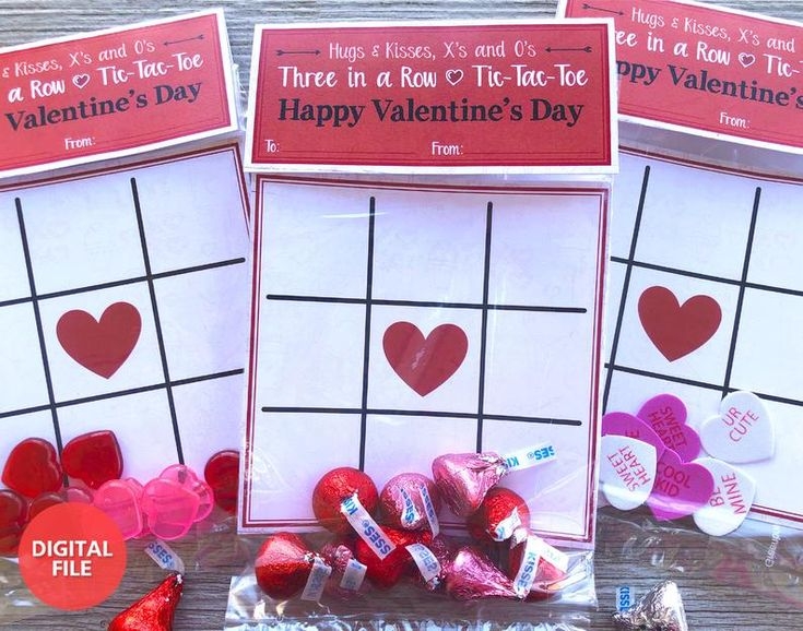 printable tic tac toe valentine cards