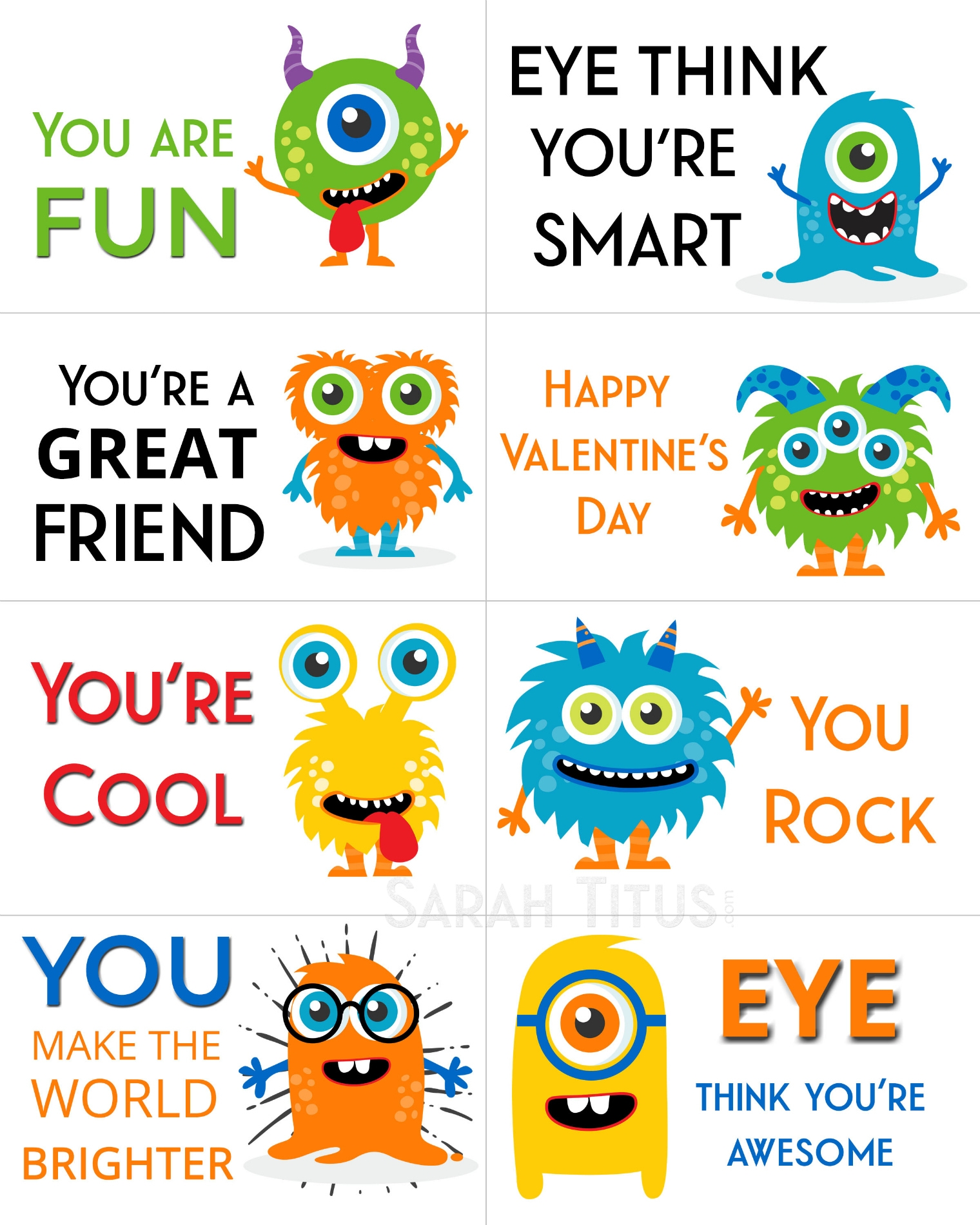 Printable Valentine S Day Cards For Kids