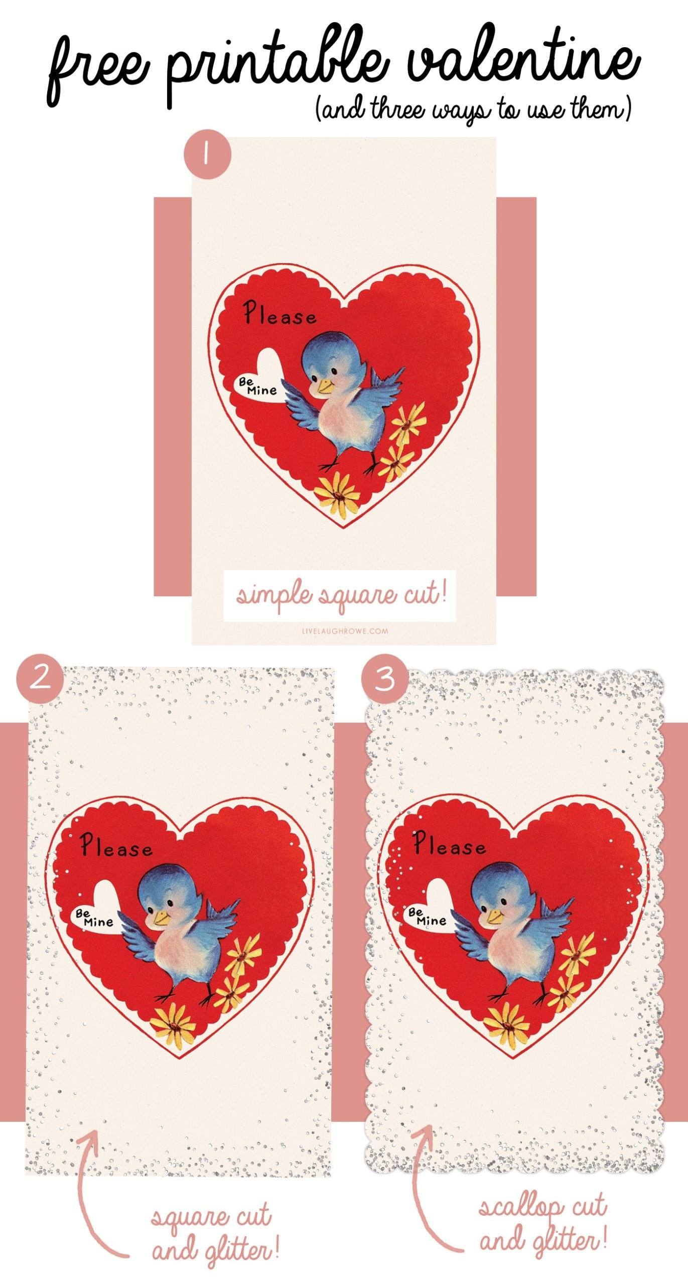printable vintage valentines cards