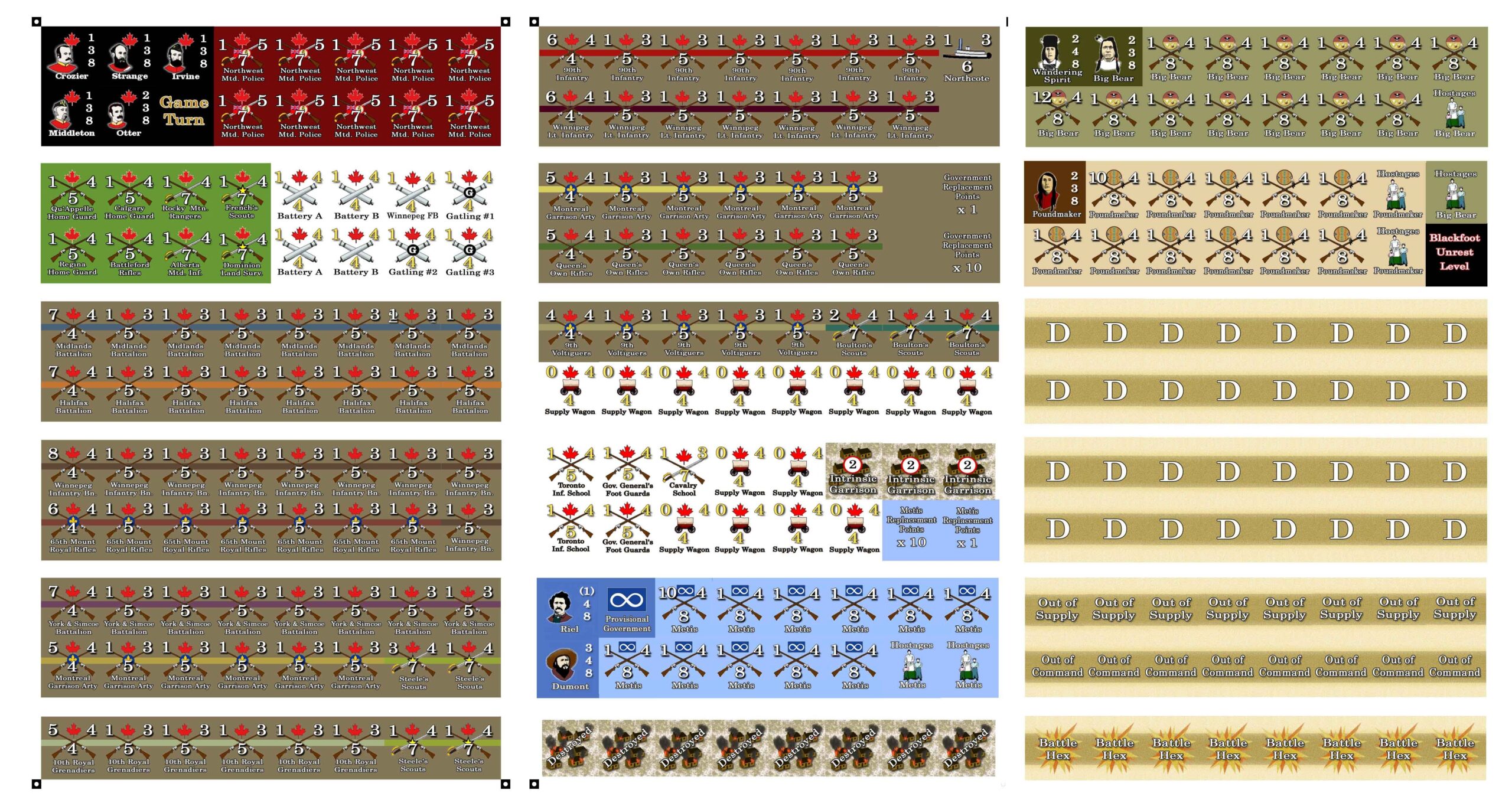 printable board game counters