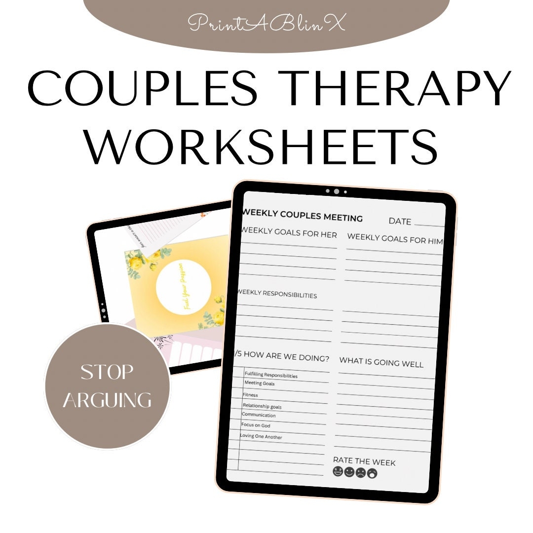 Printable Worksheets For Therapists Couples Worksheets Library