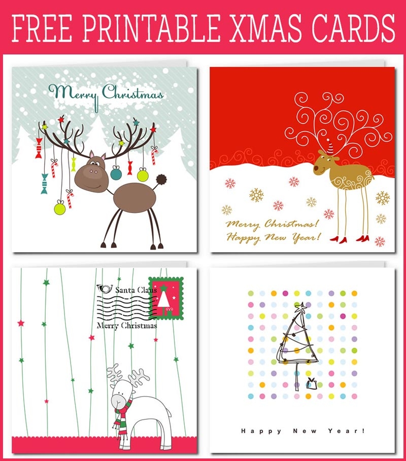Printable Xmas Card Templates Printable Word Searches