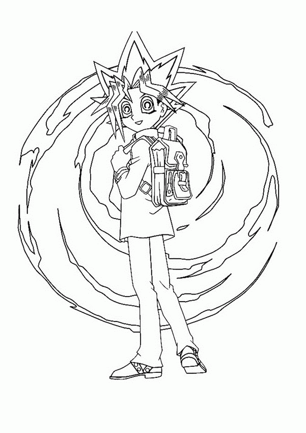 Printable Yugioh Cards Coloring Home