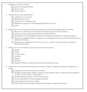 PTSD Exam Worksheet HappierTHERAPY