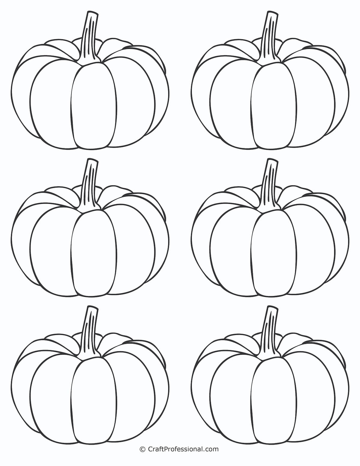 Pumpkin Coloring Pages Printable