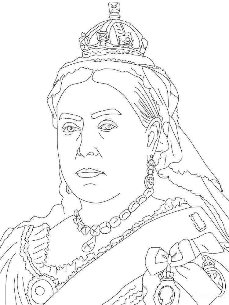 Queen Coloring Pages