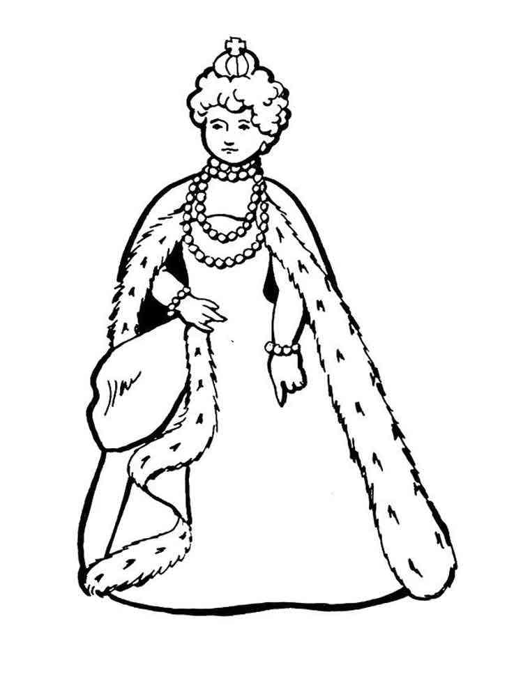 Queen Coloring Pages