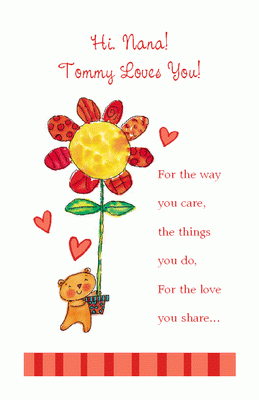 quot Thanks Nana quot Mother 39 s Day Printable Card Blue Mountain ECards