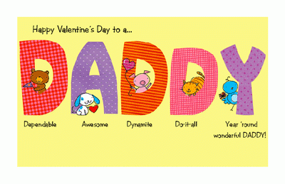 quot To My Wonderful Daddy quot Valentine 39 s Day Printable Card Blue