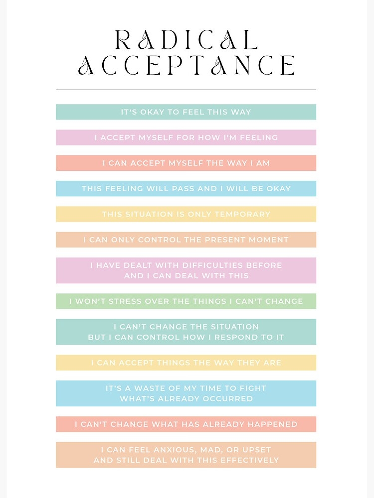 radical acceptance worksheet pdf