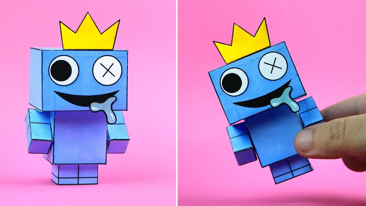 Rainbow Friends Blue Papercraft By Fnfpapercraft2116 On 60 OFF